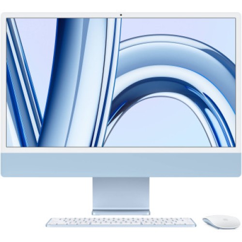 Компютер Apple A2874 24 iMac Retina 4.5K / Apple M3 with 8-core GPU, 256SSD, Blue (MQRC3UA/A)