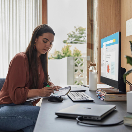 Комп'ютер HP ProOne 440 G9 AiO / i5-14500T, 16, 512, WiFi, кл+м (937Y1EA)