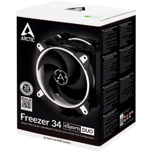 Кулер до процесора Arctic Freezer 34 eSports DUO White (ACFRE00061A)