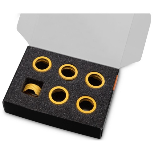 Фітинг для СВО Ekwb EK-Quantum Torque Compression Ring 6-Pack HDC 16 - Satin Gold (3831109836163)