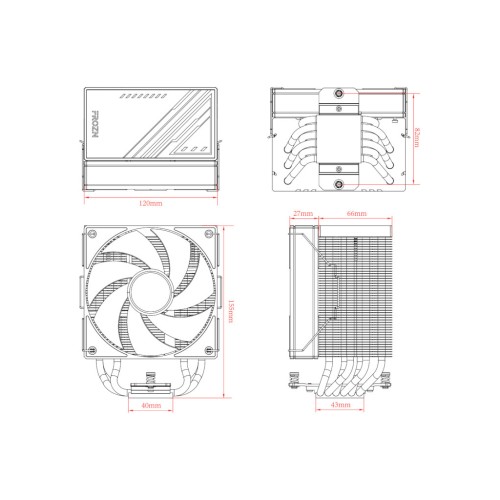 Кулер до процесора ID-Cooling Frozn A610 ARGB (FROZN A610 ARGB)