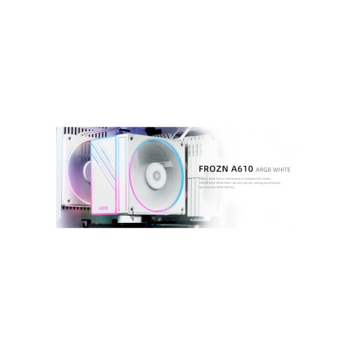 Кулер до процесора ID-Cooling Frozn A610 ARGB White (FROZN A610 ARGB White)