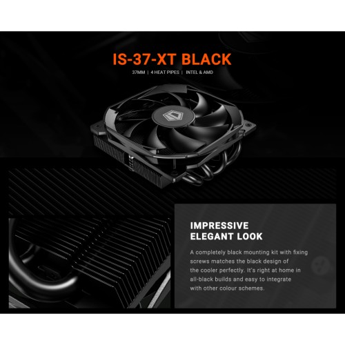 Кулер до процесора ID-Cooling IS-37-XT Black