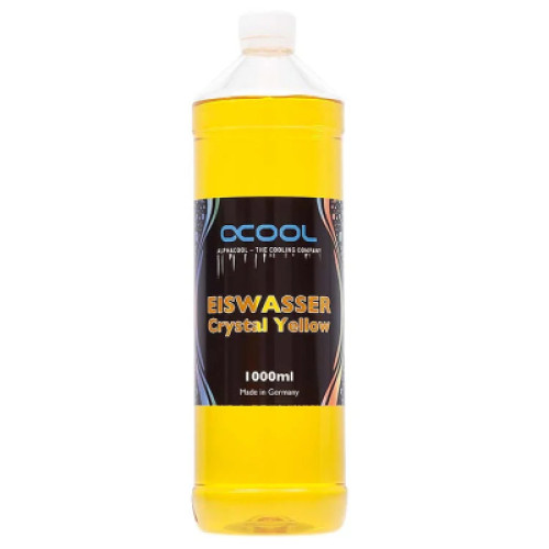 Охолоджуюча рідина Alphacool Eiswasser Crystal Yellow premixed coolant 1000ml (18546)