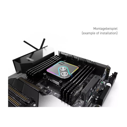 Водоблок Alphacool Core 1 Aurora Black - AM4 / AM5 Intel LGA 1700 / LGA 1851 (13446)