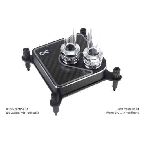 Водоблок Alphacool Core 1 Aurora Carbon - AM4 / AM5 Intel LGA 1700 / LGA 1851 (13769)