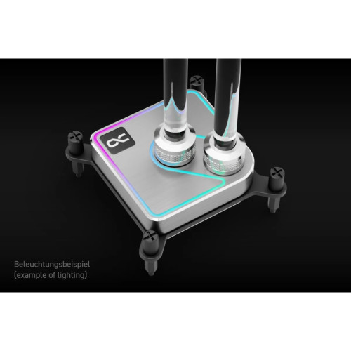 Водоблок Alphacool Core 1 Aurora Silver - AM4 / AM5 Intel LGA 1700 / LGA 1851 (13447)