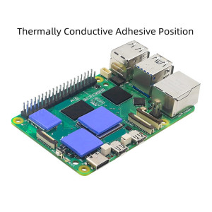 Радіатор охолодження Raspberry Pi з вентилятором для Raspberry Pi 5 (RA800)