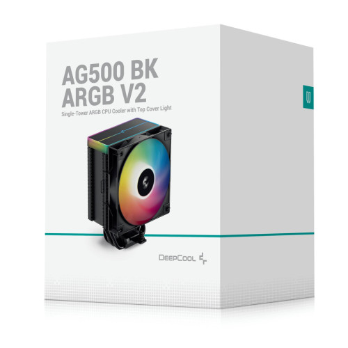 Кулер до процесора Deepcool AG500 BK ARGB V2 (R-AG500-BKAMMN-GJD)