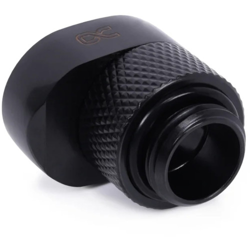 Фітинг для СРО Alphacool Eiszapfen 8mm off set fitting rotatable - black (17604)