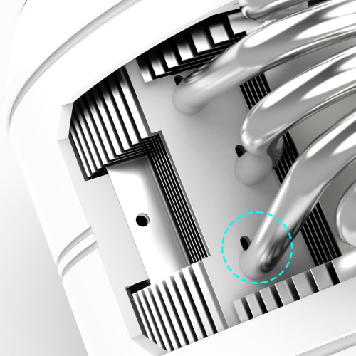 Кулер до процесора Zalman ZET5WHITE Кулер до процесора Zalman ZET5WHITE