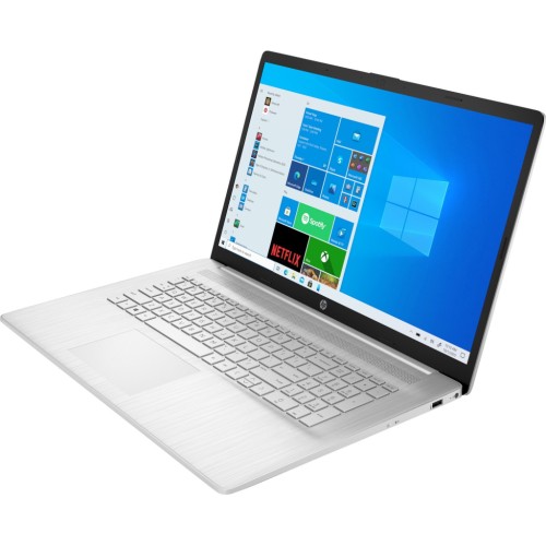 Ноутбук HP 17-cn3009ua 17.3 FHD IPS AG, Intel i3-N305, 8GB, F256GB, UMA, DOS, сріблястий (826W3EA)