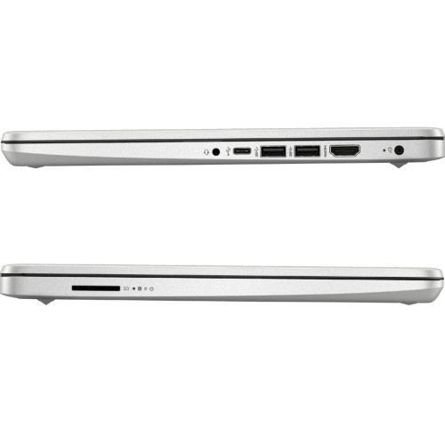 Ноутбук HP HP 14s-dq5018ua 14 FHD IPS, 250n/i3-1215U (4.4)/16Gb/SSD512Gb/Intel UHD/DOS/Сріблястий (B09ZWEA)