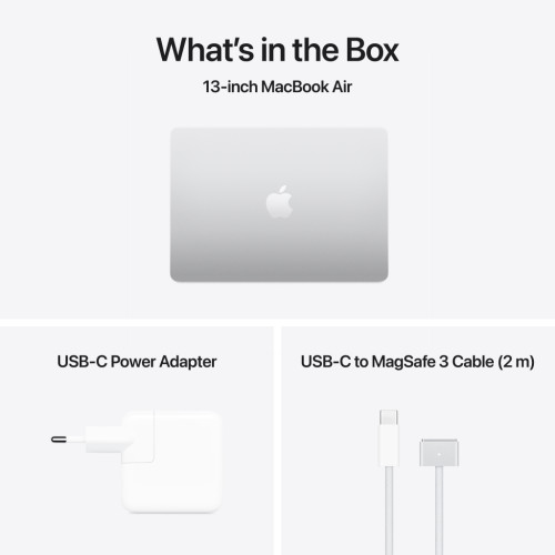 Ноутбук Apple MacBook Air 13 M4 A3240 Silver (MW0W3UA/A)