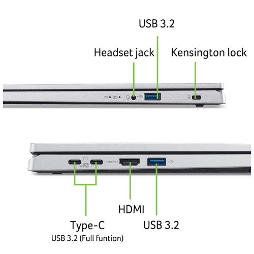 Ноутбук Acer Aspire Go 15 AG15-71P-59CN (NX.J6SEU.00A)