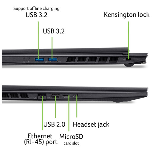 Ноутбук Acer Nitro 18 AI AN18-61-R4L8 (NH.QY7EU.004) Ноутбук Acer Nitro 18 AI AN18-61-R4L8 (NH.QY7EU.004)