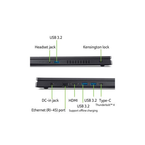 Ноутбук Acer Nitro V 15 ANV15-52-54VL (NH.QZ8EU.00K) Ноутбук Acer Nitro V 15 ANV15-52-54VL (NH.QZ8EU.00K)