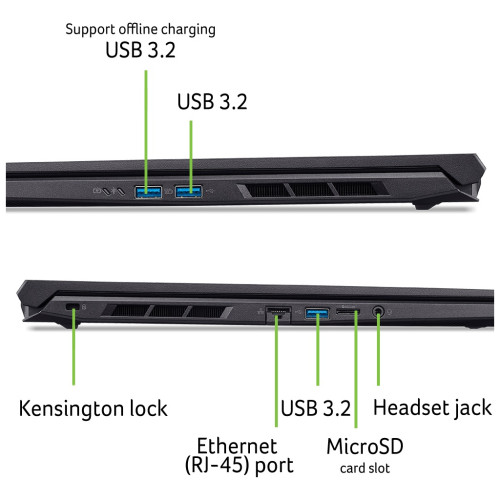 Ноутбук Acer Nitro V 16 ANV16-72-58YH (NH.QUSEU.003) Ноутбук Acer Nitro V 16 ANV16-72-58YH (NH.QUSEU.003)