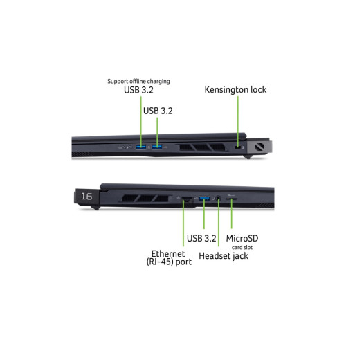 Ноутбук Acer Predator Helios 16 AI PH16-73-954X (NH.QW2EU.001)