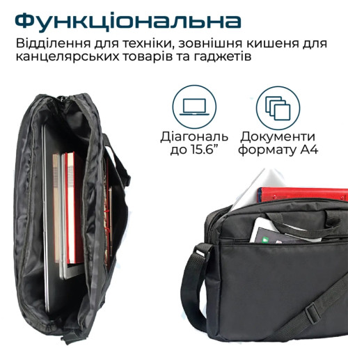Сумка для ноутбука Promate 15.6