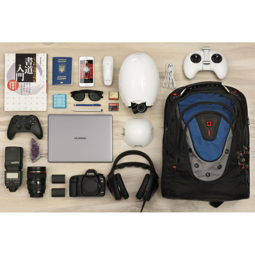 Рюкзак для ноутбука Wenger 17 Ibex Black/Blue (600638)