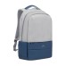 Рюкзак для ноутбука RivaCase 17.3 7567 Prater, Grey / Dark Blue (7567Grey/DarkBlue)