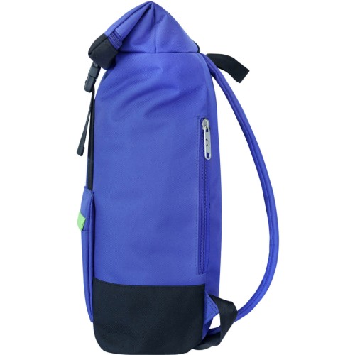 Рюкзак для ноутбука Bagland 15 Holder 25L, roll top, 0051666, blue/black (1065919121)