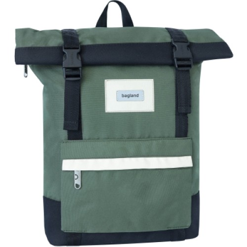 Рюкзак для ноутбука Bagland 15 Holder 25L, roll top, 0051666, khaki/black (1065919119)