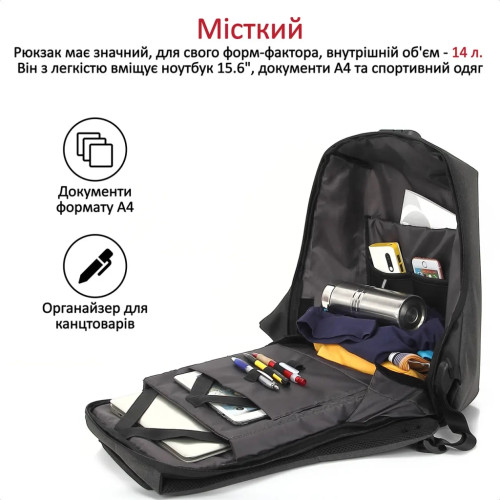 Рюкзак для ноутбука Promate 16