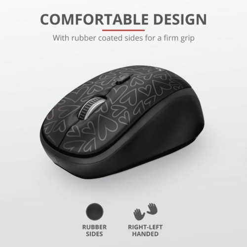 Чохол до ноутбука Trust 15.6 Yvo Mouse & Sleeve Black-hearts + mouse (23440)