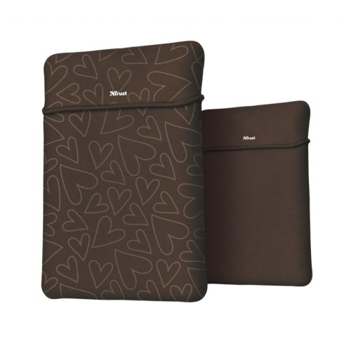 Чохол до ноутбука Trust 15.6 Yvo Mouse & Sleeve Brown-hearts + mouse (23446)