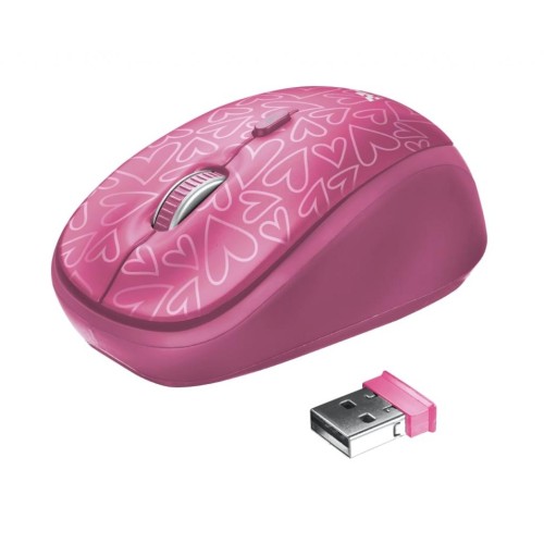 Чохол до ноутбука Trust 15.6 Yvo Mouse & Sleeve Pink+ mouse (23443)