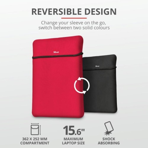 Чохол до ноутбука Trust 15.6 Yvo Mouse & Sleeve Red + mouse (23455)