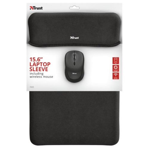 Чохол до ноутбука Trust 15.6 Yvo Mouse & Sleeve Black + mouse (23449)