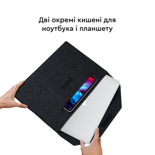 Чохол до ноутбука AirOn 13,3 Premium Black (4822356710621)