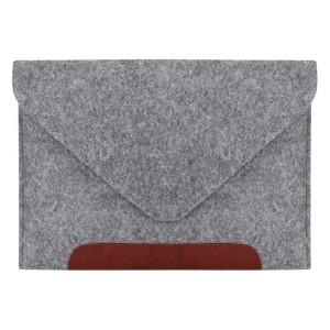 Чохол до ноутбука Gmakin 14 Macbook Pro, envelope, LightGray, brown stripe (GM10-14)