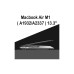 Чохол до ноутбука BeCover 13.3 Macbook Air M1 A1932/A2337 PremiumPlastic Black (708881)