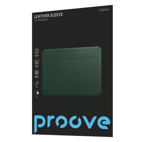 Чохол до ноутбука Proove 15,4/16,2 MacBook Leather Sleeve brown (PCLSMB161615)
