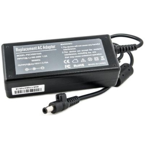 Блок живлення до ноутбуку PowerPlant SAMSUNG 220V, 60W, 16V, 3A (5.5*3.0mm) (SA60D5530)