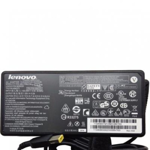 Блок живлення до ноутбуку Lenovo 170W 20V, 8.50A, разъем прямоугольный (pin inside) (45N0113)