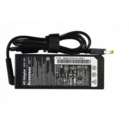 Блок живлення до ноутбуку Drobak LENOVO 90W 20V 4.5A (прямоугольный конектор USB+PIN) (141419)