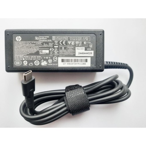 Блок живлення до ноутбуку HP 65W 20V, 3.25A + 15V, 4.33A + 12V, 5A + 9V, 3A + 5V, 3A, раз (PPP009L-E / A40250)