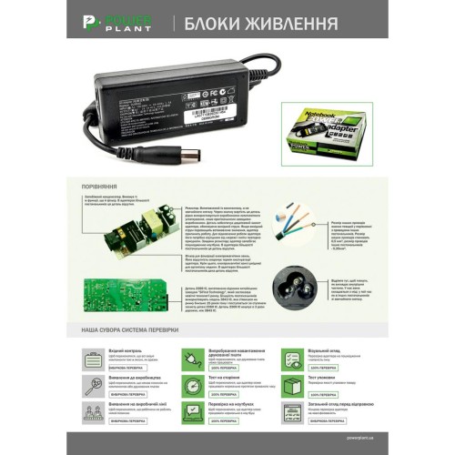 Блок живлення до ноутбуку PowerPlant ASUS 220V, 12V 36W 3A (4.8*1.7) (AS36A4817)