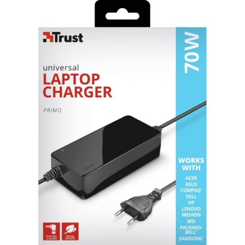 Блок живлення до ноутбуку Trust Xumo 70W Laptop Charger (22923)