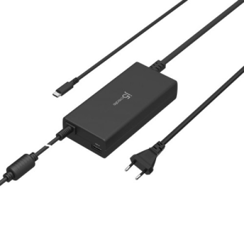 Блок живлення до ноутбуку J5create USB-C/PD/90W, USB-A/10W (JUP2290C-EN) Блок живлення до ноутбуку J5create USB-C/PD/90W, USB-A/10W (JUP2290C-EN)