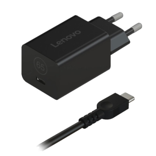 Блок живлення до ноутбуку Lenovo 65W GaN Nano Adapter USB Type-C (40AWGN65EU) Блок живлення до ноутбуку Lenovo 65W GaN Nano Adapter USB Type-C (40AWGN65EU)