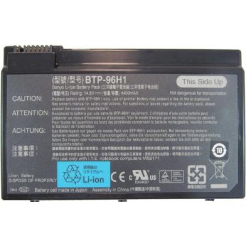 Акумулятор до ноутбука Acer Acer BTP-63D1 4400mAh 8cell 14.8V Li-ion (A41891)