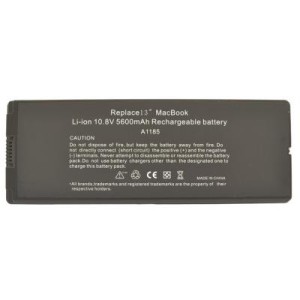 Акумулятор до ноутбука AlSoft Apple A1185 5600mAh 6cell 10.8V Li-ion (A41402)