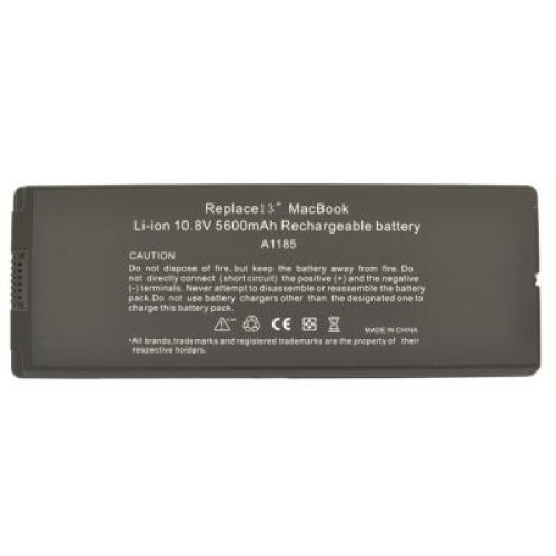 Акумулятор до ноутбука AlSoft Apple A1185 5600mAh 6cell 10.8V Li-ion (A41402)