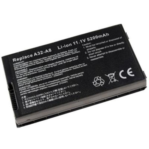 Акумулятор до ноутбука AlSoft Asus A32-A8 5200mAh 6cell 11.1V Li-ion (A41205)